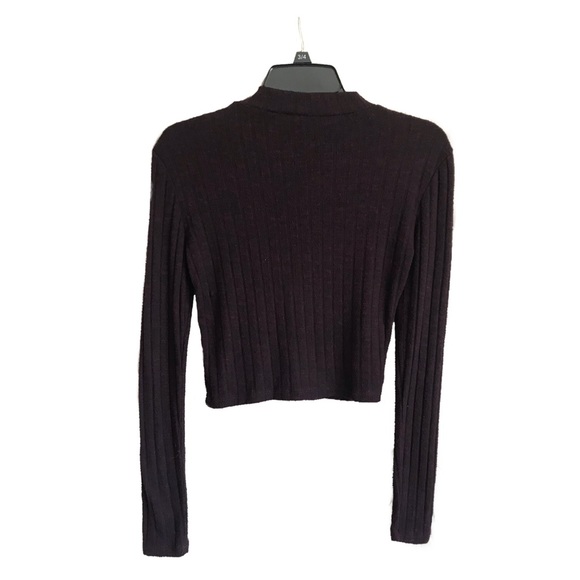 Deep red long sleeve tee - Picture 2 of 3